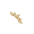 14k Gold Studded Waterlily Threadless Top