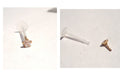 14K Yellow Gold Clear CZ Star Crystal Bioplast Flexible Post Stud 16 gauge 16g - I Love My Piercings!