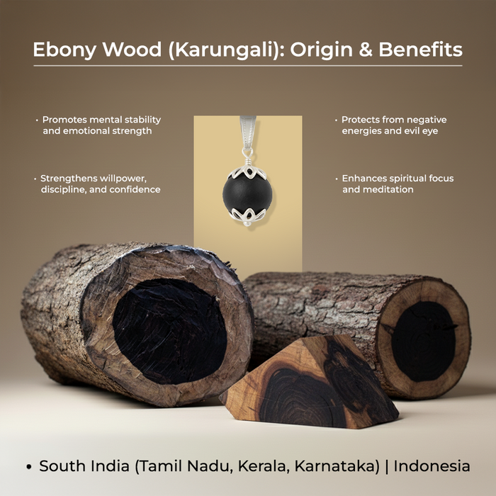 Pavanputra Yantra Karungali Pendant