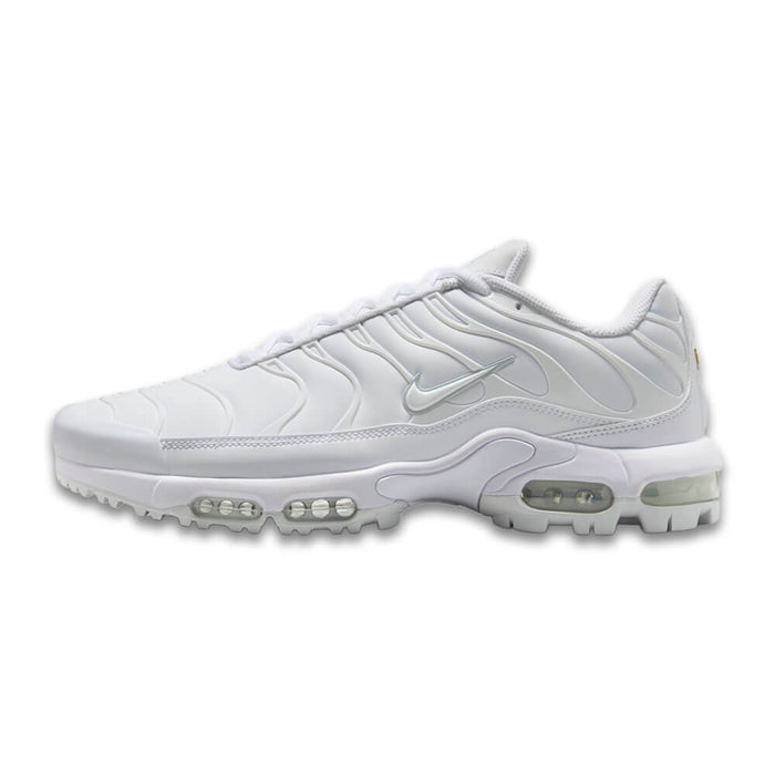 Nike Air Max Plus G Spikeless Golf Shoes White/Gold/Salsa Red/Pure Platinum - FW25 Unisex