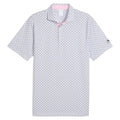PUMA AP Micro Umbrellas Golf Polo White Glow - SS25 Men