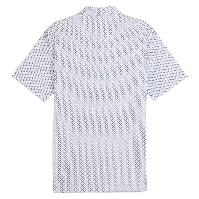 PUMA AP Micro Umbrellas Golf Polo White Glow - SS25 Men