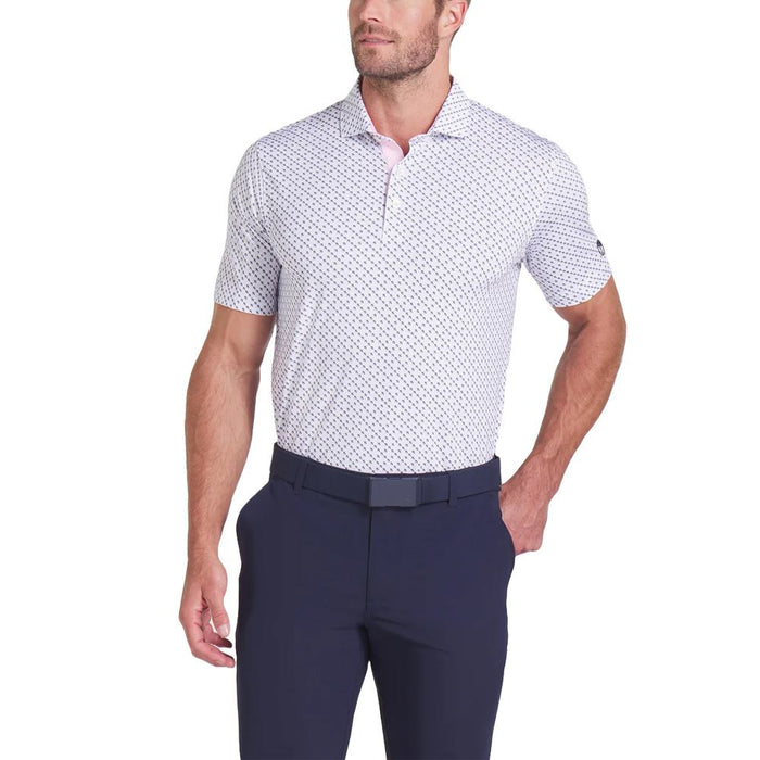 PUMA AP Micro Umbrellas Golf Polo White Glow - SS25 Men