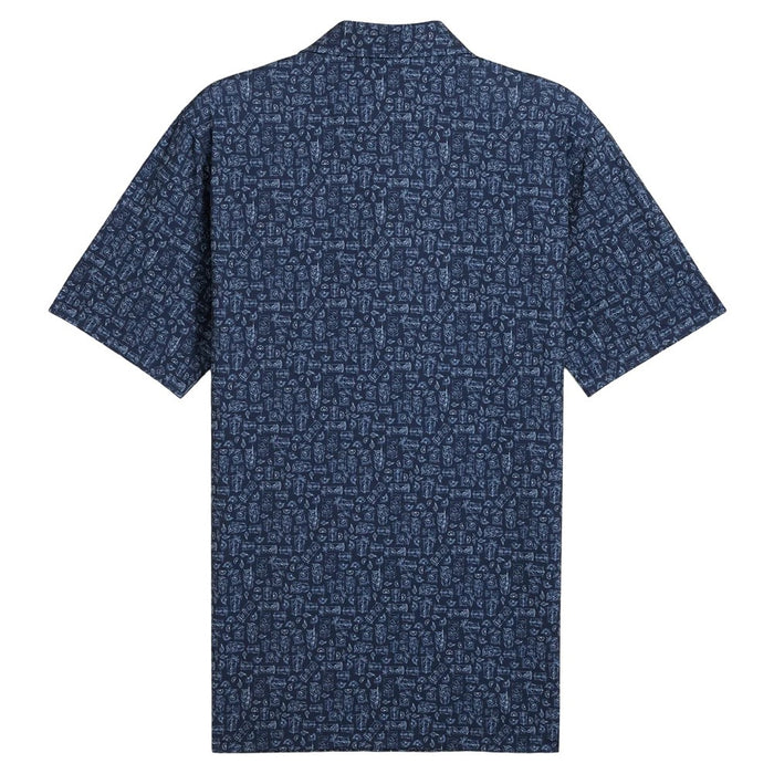 PUMA AP Sketch Golf Polo Deep Navy/Peaceful Blue - SS25 Men