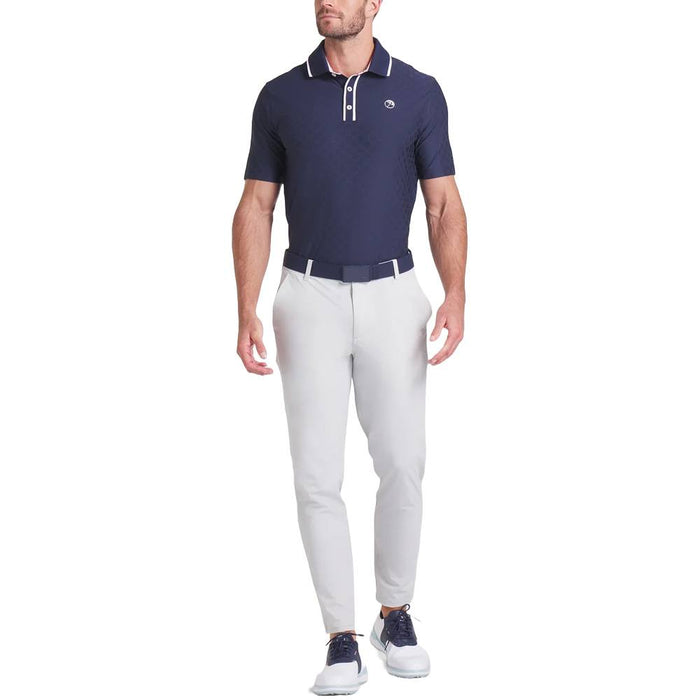 PUMA AP Tipped Jacquard Golf Polo Deep Navy - SS25 Men