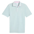 PUMA AP Tipped Jacquard Golf Polo Peaceful Blue - SS25 Men