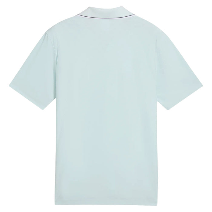 PUMA AP Tipped Jacquard Golf Polo Peaceful Blue - SS25 Men