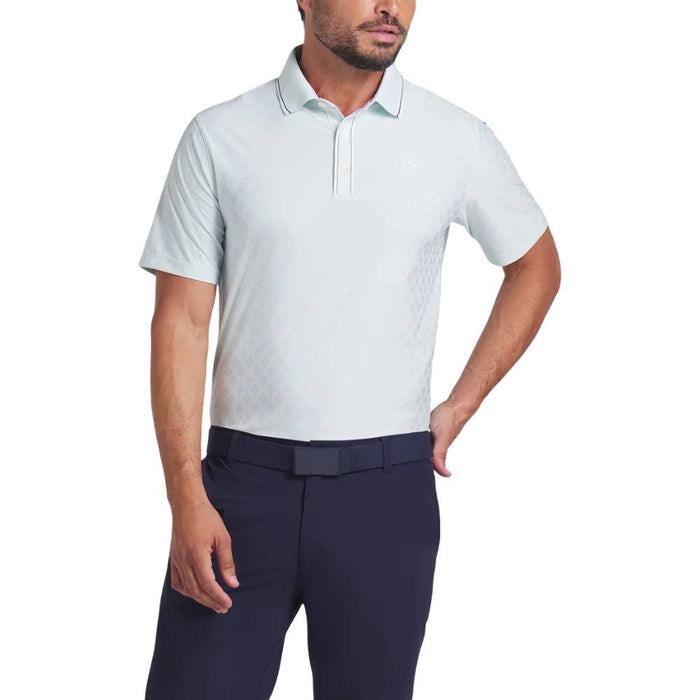 PUMA AP Tipped Jacquard Golf Polo Peaceful Blue - SS25 Men