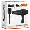 BABYLISS PRO PORCELAIN CERAMIC TRIPLE BARREL WAVER / PROFESSIONAL DRYER PREPACK