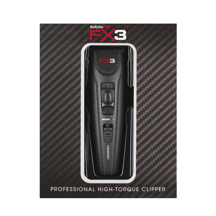 Babylisspro Fx3 Professional High Torque Clipper Black