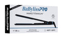 BABYLISSPRO NANO TITANIUM LIMITED EDITION BLACK AND BLUE 1 INCH ULTRA-THIN FLAT IRON