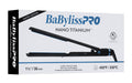BABYLISSPRO NANO TITANIUM LIMITED EDITION BLACK AND BLUE 1.5 INCH ULTRA-THIN FLAT IRON