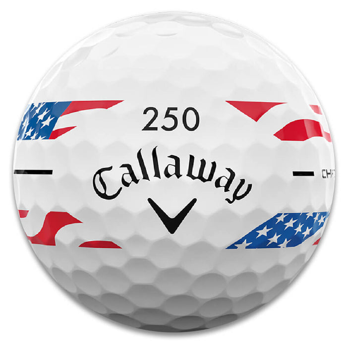 Callaway Chrome Tour USA Stripe Limited Golf Balls