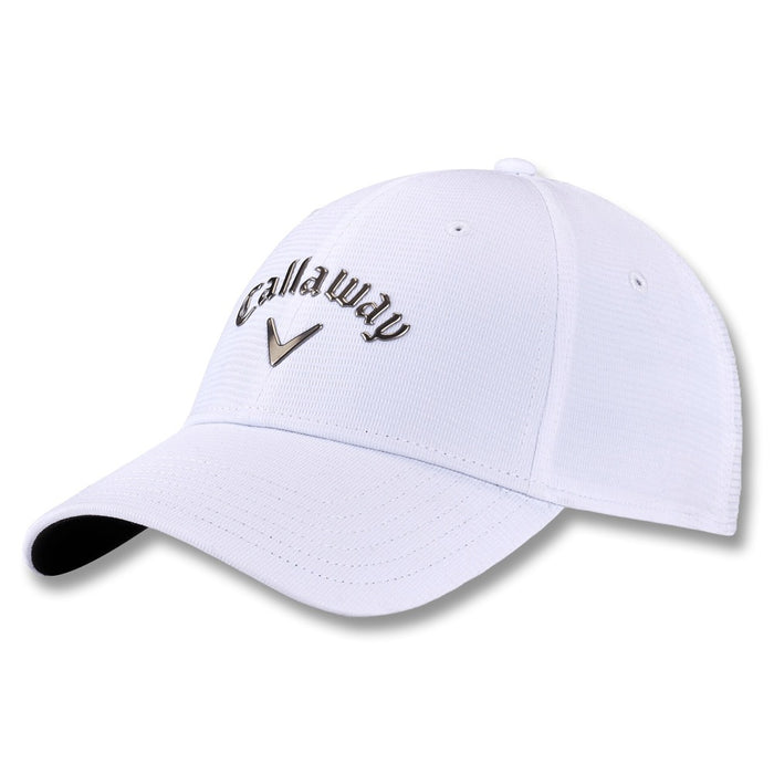 Callaway Liquid Metal Golf Cap White/Gunmetal - 24 Women