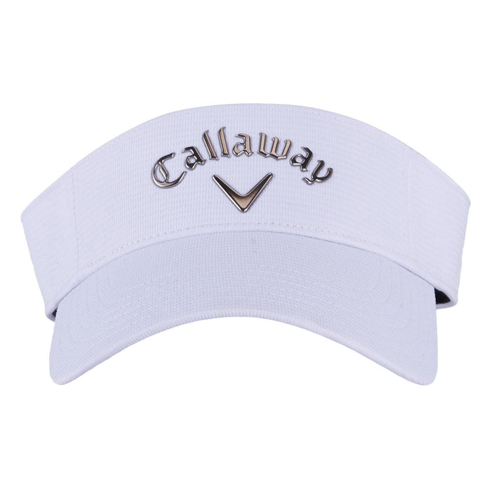 Callaway Liquid Metal Golf Visor White/Gunmetal - 24 Women