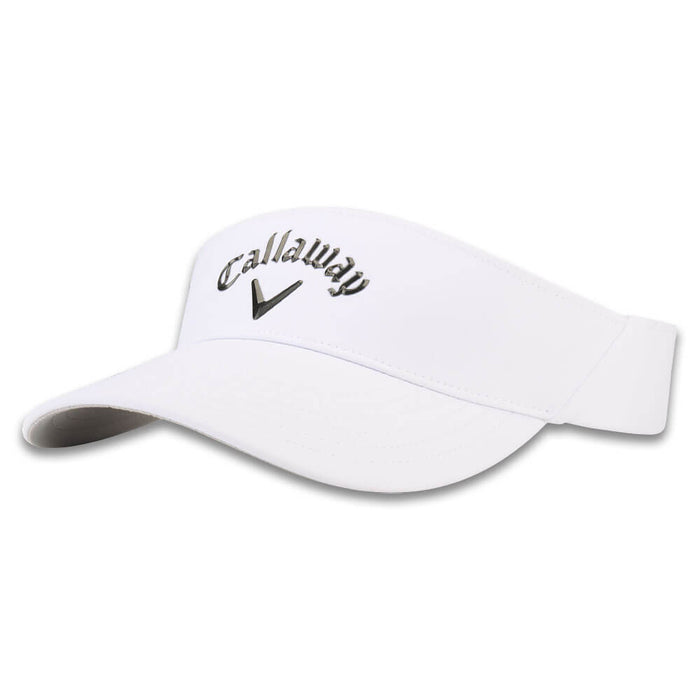 Callaway Liquid Metal Golf Visor White/Gunmetal - 26 Women