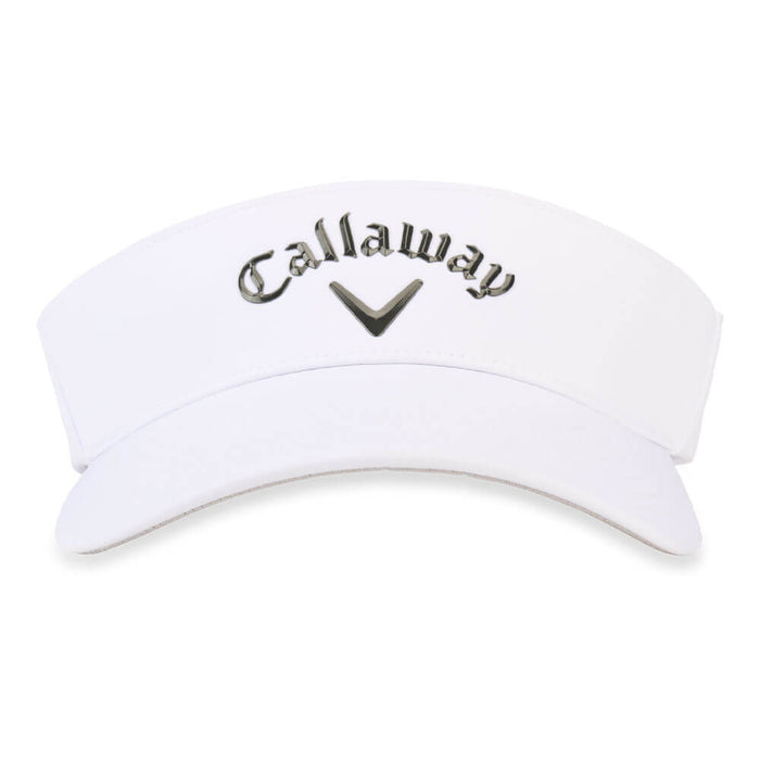 Callaway Liquid Metal Golf Visor White/Gunmetal - 26 Women
