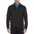 Callaway Premium Aquapel 1/4 Zip Hoodie Golf Jacket Black Heather - SS25