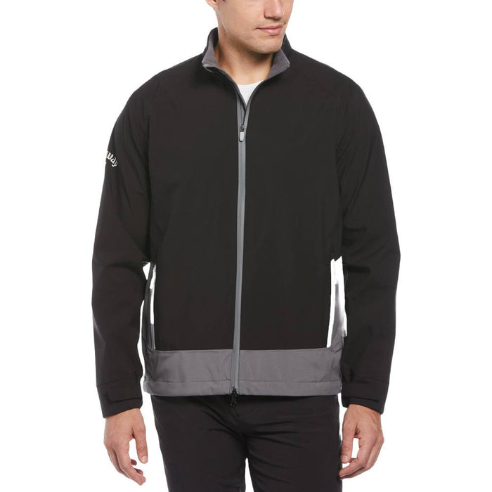 Callaway Premium Full-Zip Waterproof Stormguard Golf Jacket Caviar - SS25