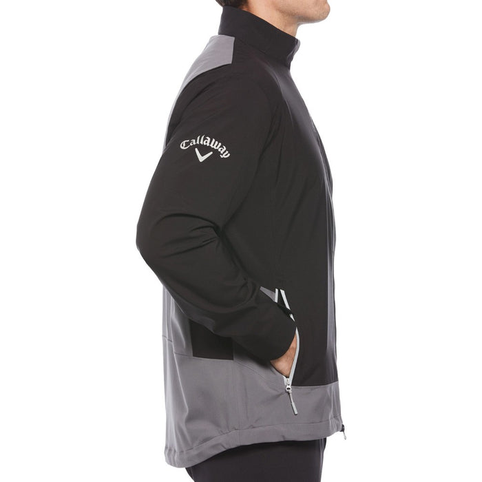 Callaway Premium Full-Zip Waterproof Stormguard Golf Jacket Caviar - SS25