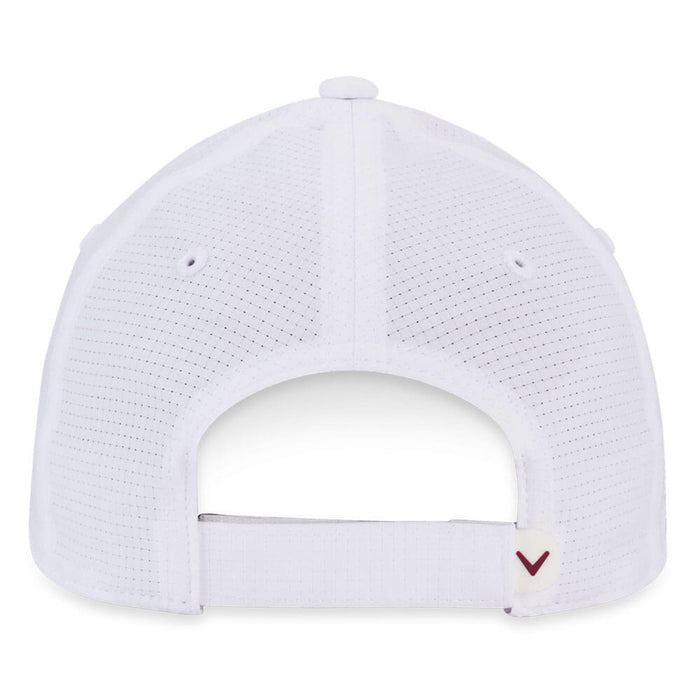 Callaway Stitch Magnet Adjustable Golf Cap White/Red Plum - 26 Women