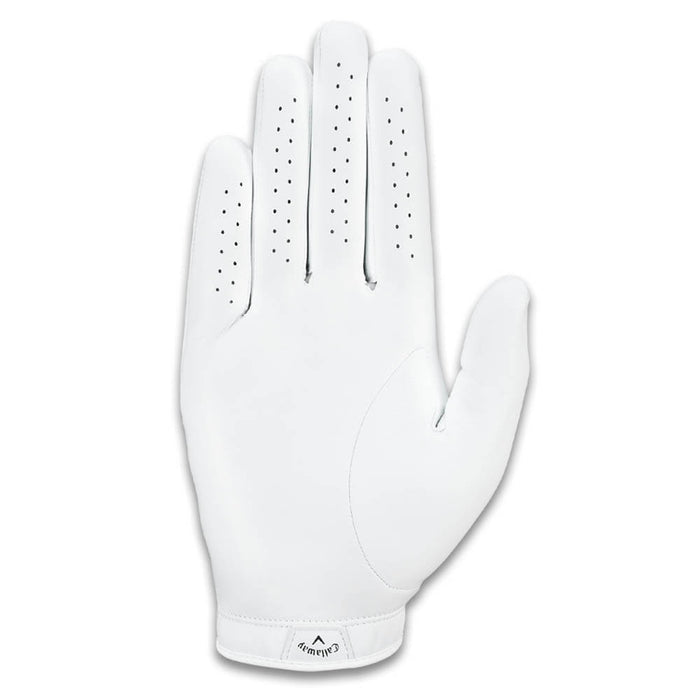 Callaway Tour Authentic Golf Glove White - 25 Men