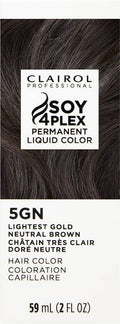 CLAIROL PERMANENT LIQUID 5GN LIGHTEST GOLD NEUTRAL BROWN