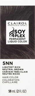CLAIROL PERMANENT LIQUID 5NN LIGHTEST RICH NEUTRAL BROWN