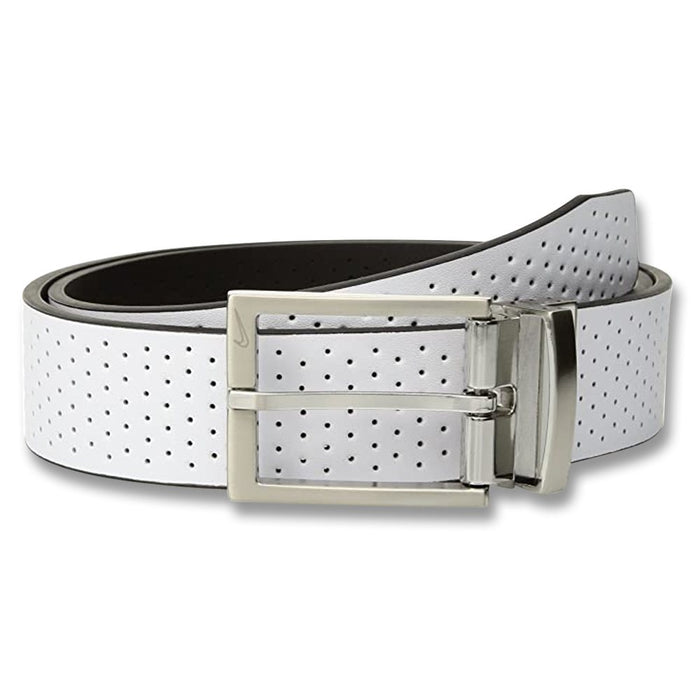 Nike Core Perforated Reversible Golf Belt White/Black - 23 Men