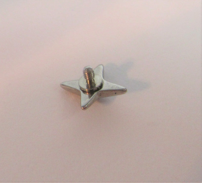 Dermal Anchor Star Top 14 gauge - I Love My Piercings!