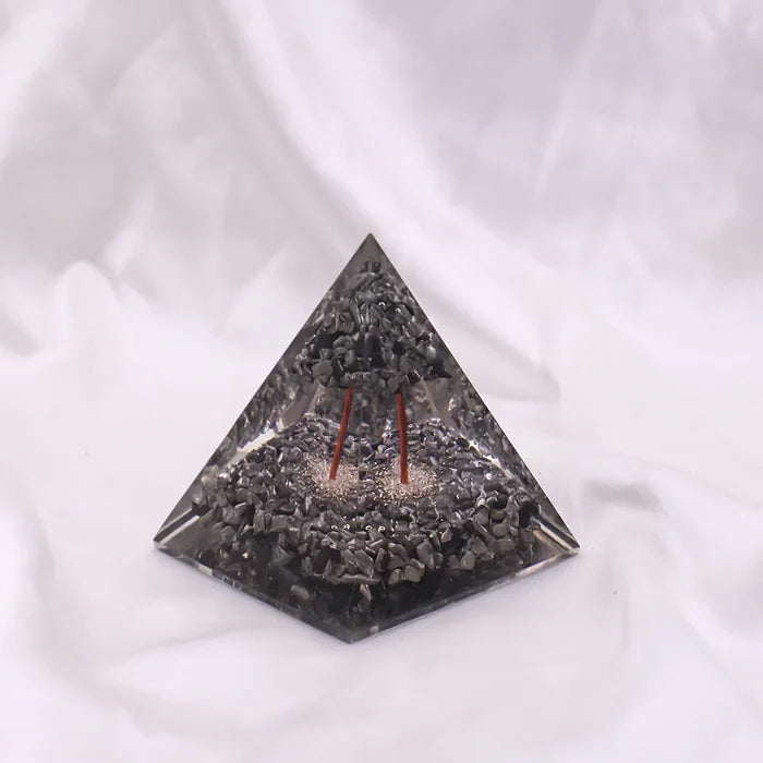 Dhan-Sampatti Booster: Sacred Pyrite Pyramid & Raw Pyrite Stone