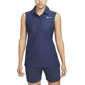 Nike Dri-FIT ADV Tour Sleeveless Golf Polo Midnight Navy/White - SS23 Women