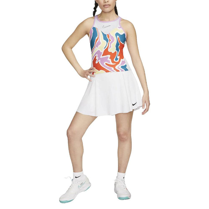 Nike Dri-FIT Advantage Tennis Golf Skirt White/Black - SS23 Women