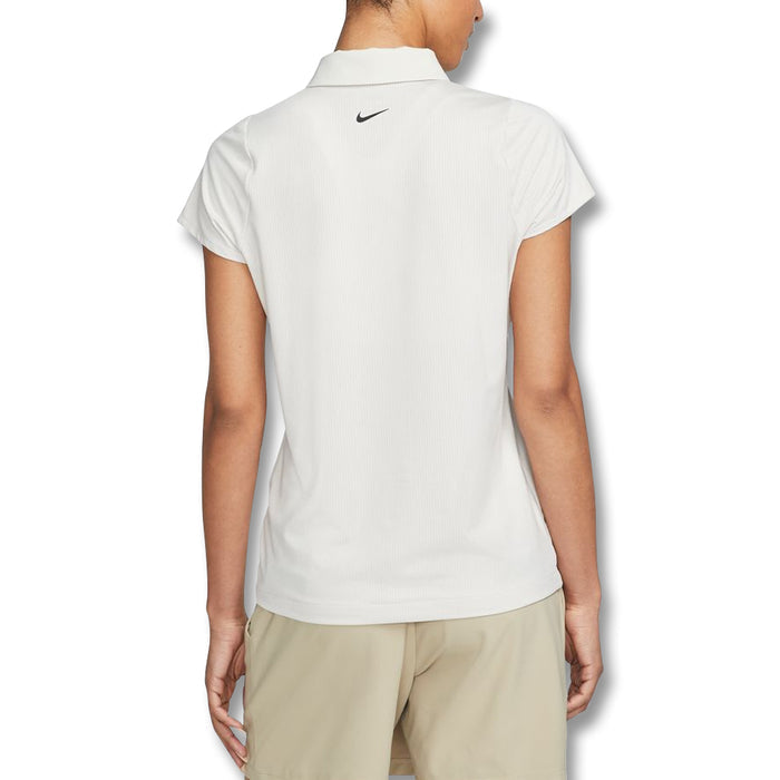 Nike Dri-FIT Golf Polo Light Orewood Brown/Black - SS22 Women