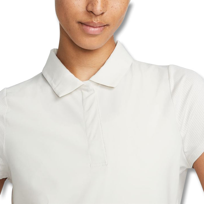 Nike Dri-FIT Golf Polo Light Orewood Brown/Black - SS22 Women