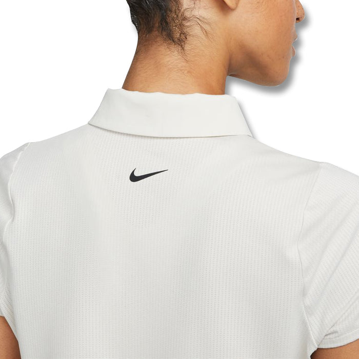 Nike Dri-FIT Golf Polo Light Orewood Brown/Black - SS22 Women