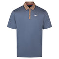 Nike Dri-FIT Tour Contrast Golf Polo Diffused Blue/Mink Brown/White - SU25 Men