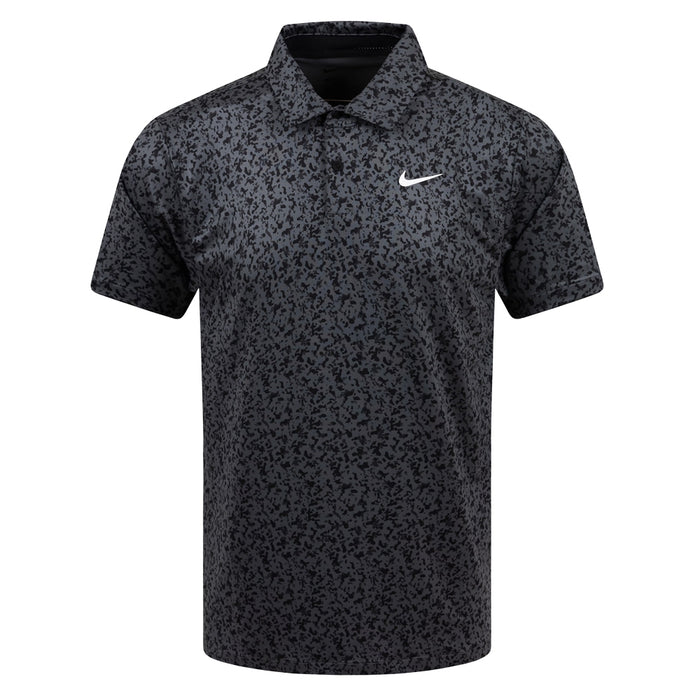 Nike Dri-FIT Tour Micro Camo Golf Polo Iron Gray/White - 23 Men