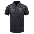Nike Dri-FIT Tour Micro Camo Golf Polo Iron Gray/White - 23 Men