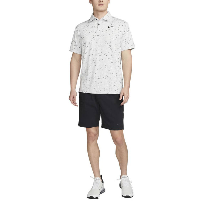 Nike Dri-FIT Tour Micro Floral Golf Polo Photon Dust/Black - 23 Men