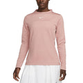Nike Dri-FIT UV Advantage Crew Golf Mock Red Stardust/White - FW23 Women