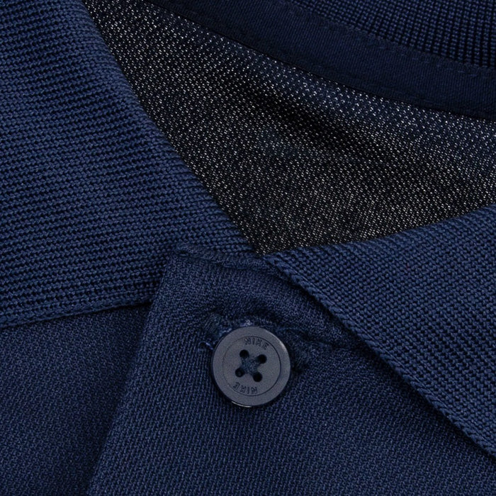 Nike Dri-FIT Victory Solid Longsleeve Golf Polo Wolf Obsidian/White - FA25 Men