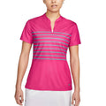 Nike Dri-FIT Victory Striped Golf Polo Active Pink/Washed Teal - SS22 Women