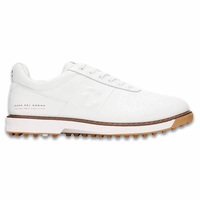 Duca Del Cosma Golf Bosco Spikeless Golf Shoes White - SS26 Men