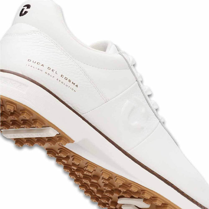Duca Del Cosma Golf Bosco Spikeless Golf Shoes White - SS26 Men