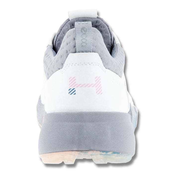 ECCO BIOM H4 BOA Spikeless Golf Shoes White/Silver Gray - 22 Women