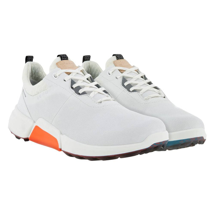 ECCO BIOM H4 Laced Spikeless Golf Shoes White - SS22 Women