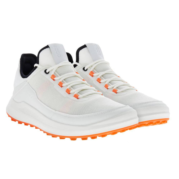 ECCO Core Mesh Spikeless Golf Shoes White/Calendula - 22 Men