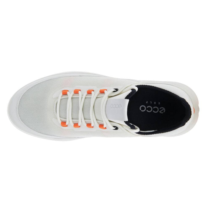 ECCO Core Mesh Spikeless Golf Shoes White/Calendula - 22 Men