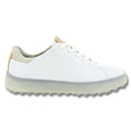 ECCO Tray Laced Spikeless Golf Shoes Bright White Lyra - FW22 Women